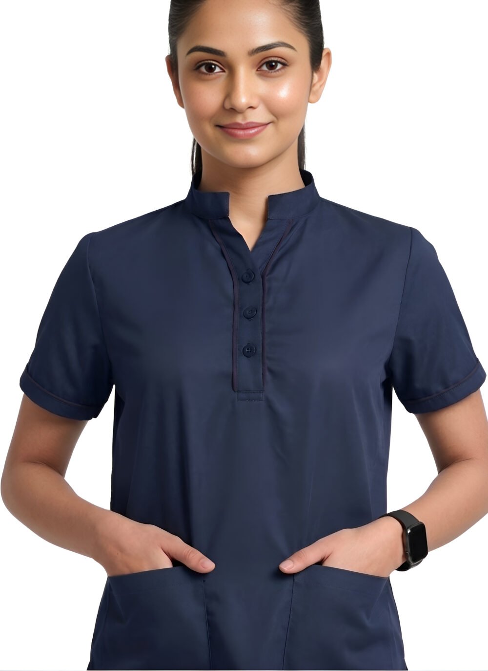 Navy Blue Women's Hospital Staff Uniform | Medex Wear